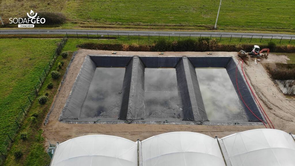 BASSIN - RETENTION EPDM- PVC- PEHD - Membrane lagune